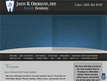 Tablet Screenshot of jasonoberhanddds.com